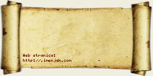 Omilj Radovanović vizit kartica